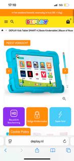 Deplay Kids Tablet SMART 4 - Kindertablet Blauw, Computers en Software, Android Tablets, Nieuw, Ophalen of Verzenden, Wi-Fi, Uitbreidbaar geheugen