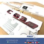 W206 S206 C63 C63s ROOD AMG LOGO EMBLEEM  E PERFORMANCE LETT, Gebruikt, -, Ophalen of Verzenden, Achter