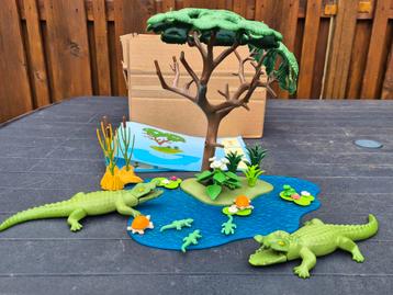 3229 Playmobil  Krokodillen Plas. Hier mist de doos beschikbaar voor biedingen