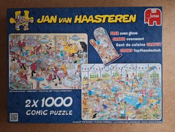 Diverse Jan van Haasteren 2x 1000 stukjes beschikbaar voor biedingen