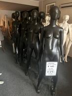 Mat zwarte etalagepop paspop etalagefiguur mannequin, ., Ophalen of Verzenden, Zo goed als nieuw, .