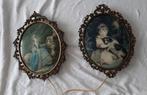 Vintage verlichte wanddecoratie – set van 2, Antiek en Kunst, Ophalen