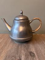 Koffiepot vintage tin met rattan handvat David P collectie, Ophalen
