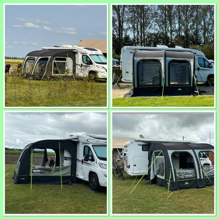 Opblaasbare tent, Caravans en Kamperen, Voortenten en Luifels, Zo goed als nieuw, Ophalen