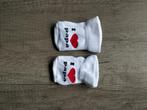 I love papa sokjes newborn - zgan (maat 56), Ophalen of Verzenden, Zo goed als nieuw, Jongetje of Meisje, Sokjes