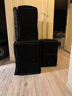 Te koop: 2x RCF NX 910 & 1x RCF SUB 702 MK3 (met hoezen), Ophalen, Zo goed als nieuw, Audio