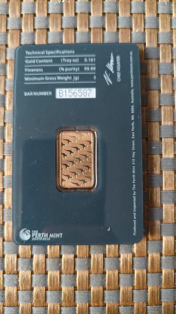 5 gram Perth Mint Gouden Baartje beschikbaar voor biedingen