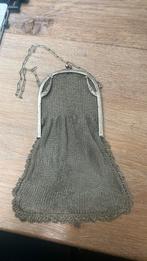Antieken maliënkolder tasje/ portemonnee 27 cm, Antiek en Kunst, Antiek | Kleding en Accessoires, Ophalen of Verzenden, Dames