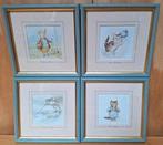 Beatrix Potter lijstjes prentjes jaren 80 vintage 1986, Minder dan 50 cm, Gebruikt, Overige typen, Ophalen of Verzenden
