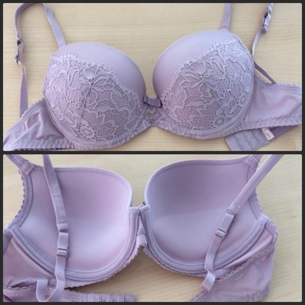 Push up voorgevormde beugel BH - maat 70B - lila/kant -nieuw, Kleding | Dames, Ondergoed en Lingerie, Ophalen of Verzenden, Overige kleuren