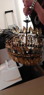 Antieke kroonluchter/appel lamp, Ophalen of Verzenden