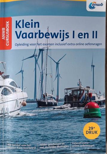 ANWB boek klein vaarbewijs 1 & 2,  incl. extra online vragen beschikbaar voor biedingen