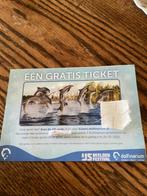 Code gratis 1 ticket Dolfinarium Harderwijk bij 3 tickets., Eén persoon, Kortingsbon, Overige typen