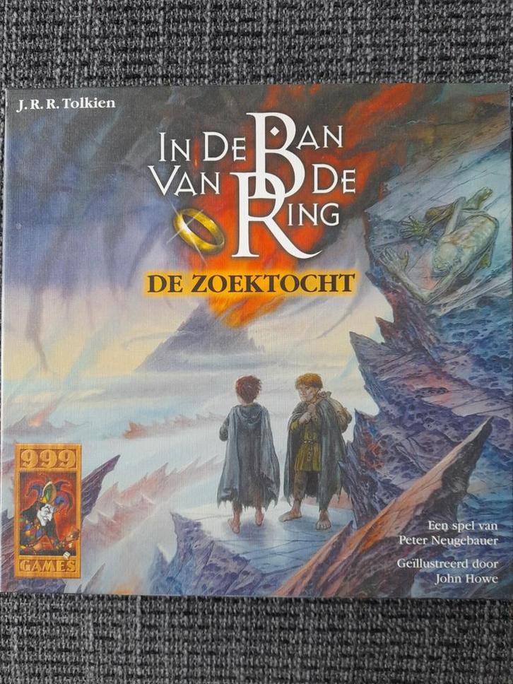 In de Ban van de Ring: De Zoektocht - Compleet, Hobby en Vrije tijd, Gezelschapsspellen | Bordspellen, Zo goed als nieuw, Een of twee spelers