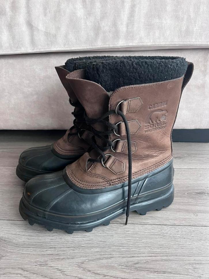 Sorel Caribou snowboots heren, Kleding | Heren, Schoenen, Zo goed als nieuw, Boots, Bruin, Ophalen of Verzenden