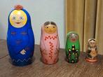 VINTAGE HOUTEN MATROESJKA POPPEN 1990 .., Verzamelen, Poppetjes en Figuurtjes, Ophalen of Verzenden, Gebruikt