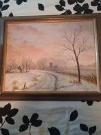 Winterlandschap, Antiek en Kunst, Kunst | Schilderijen | Klassiek, Ophalen