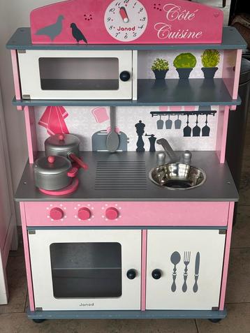 Janod Speelkeuken met Accessoires - Goede Staat! beschikbaar voor biedingen