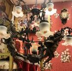 Groot kroonluchter / hanglamp klassiek barok antiek engelen, Huis en Inrichting, Lampen | Kroonluchters, Ophalen of Verzenden