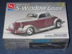 Bouwdoos 1936 Ford 5 window Coupe 3n1 AMT, Hobby en Vrije tijd, Modelbouw | Auto's en Voertuigen, Overige merken, Auto, Groter dan 1:32