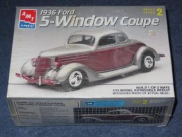 Bouwdoos 1936 Ford 5 window Coupe 3n1 AMT beschikbaar voor biedingen