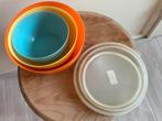 Curver retro afsluitbare schaaltjes set jaren 60, Huis en Inrichting, Keuken | Keukenbenodigdheden, Ophalen of Verzenden, Gebruikt