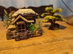 Aquarium huisje en boom, Ophalen of Verzenden, Zo goed als nieuw