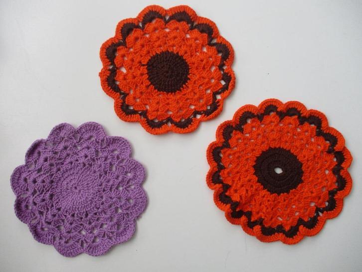 Gehaakte rozetten, Hobby en Vrije tijd, Breien en Haken, Zo goed als nieuw, Haken, Overige typen, Verzenden