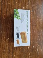 Houten wekker/ klok LED, Ophalen of Verzenden