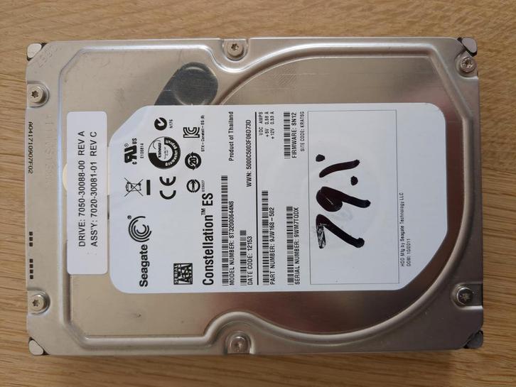 Seagate 2TB SATA HDD - Meerdere beschikbaar!, Computers en Software, Harde schijven, Gebruikt, Desktop, Intern, HDD, SATA, Ophalen of Verzenden