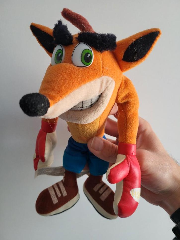 Crash Bandicoot pluche te koop, Kinderen en Baby's, Speelgoed | Knuffels en Pluche, Zo goed als nieuw, Overige typen, Ophalen of Verzenden