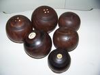 antieke houten bowls, Engels balspel, Ophalen of Verzenden