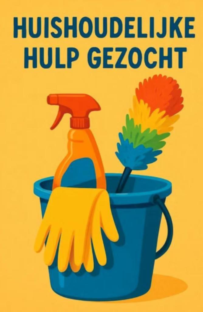 Gezocht: Betrouwbare huishoudelijke hulp (PGB – WMO), Diensten en Vakmensen, Huishoudelijke hulp, Koken, Schoonmaken, Strijken