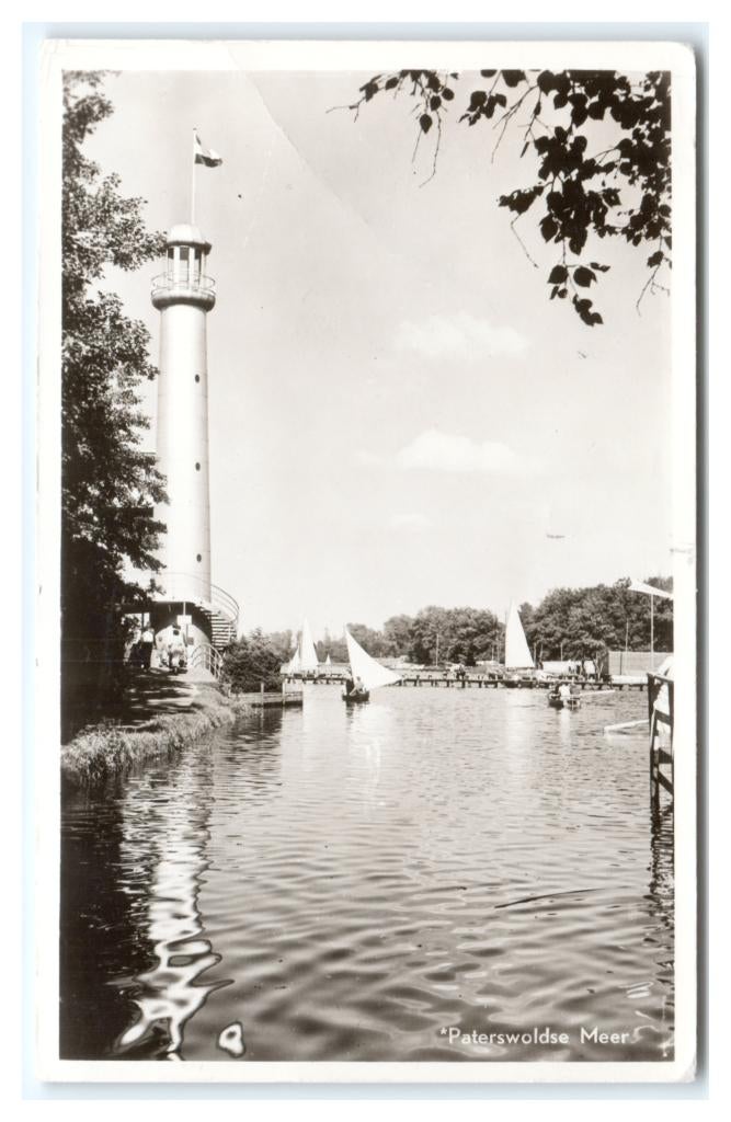 Paterswolde, Paterswoldse Meer, Ophalen of Verzenden, 1940 tot 1960, Gelopen, Drenthe