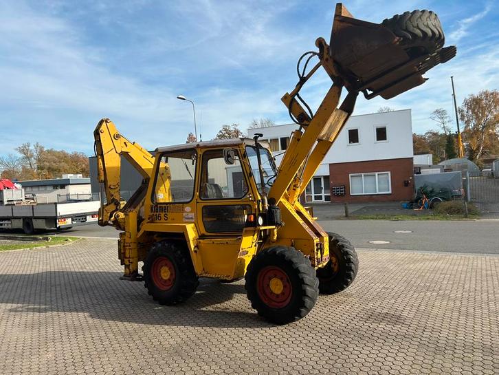 Kramer 416s/tb65 laadgraaf combi, Zakelijke goederen, Machines en Bouw | Kranen en Graafmachines, Wiellader of Shovel, Ophalen