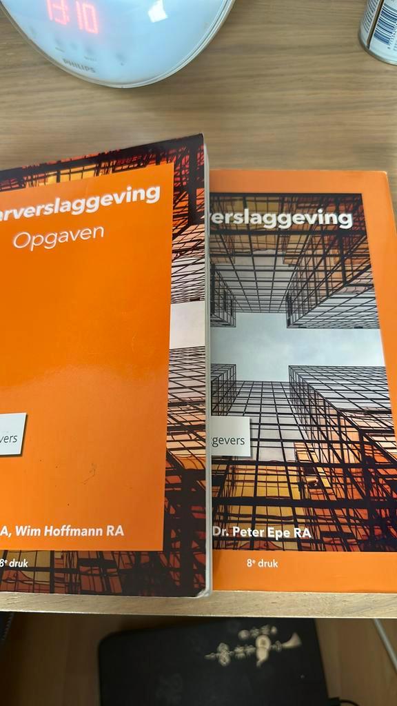 Peter Epe - Jaarverslaggeving en Opgavenboek, Boeken, Economie, Management en Marketing, Zo goed als nieuw, Management, Ophalen of Verzenden