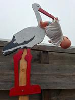 Ooievaar, Ophalen, Gebruikt, Geboortebord