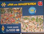 Jan van Haasteren, kerst 2x1000 stukjes, compleet, Ophalen of Verzenden, Minder dan 500 stukjes, Zo goed als nieuw, Legpuzzel