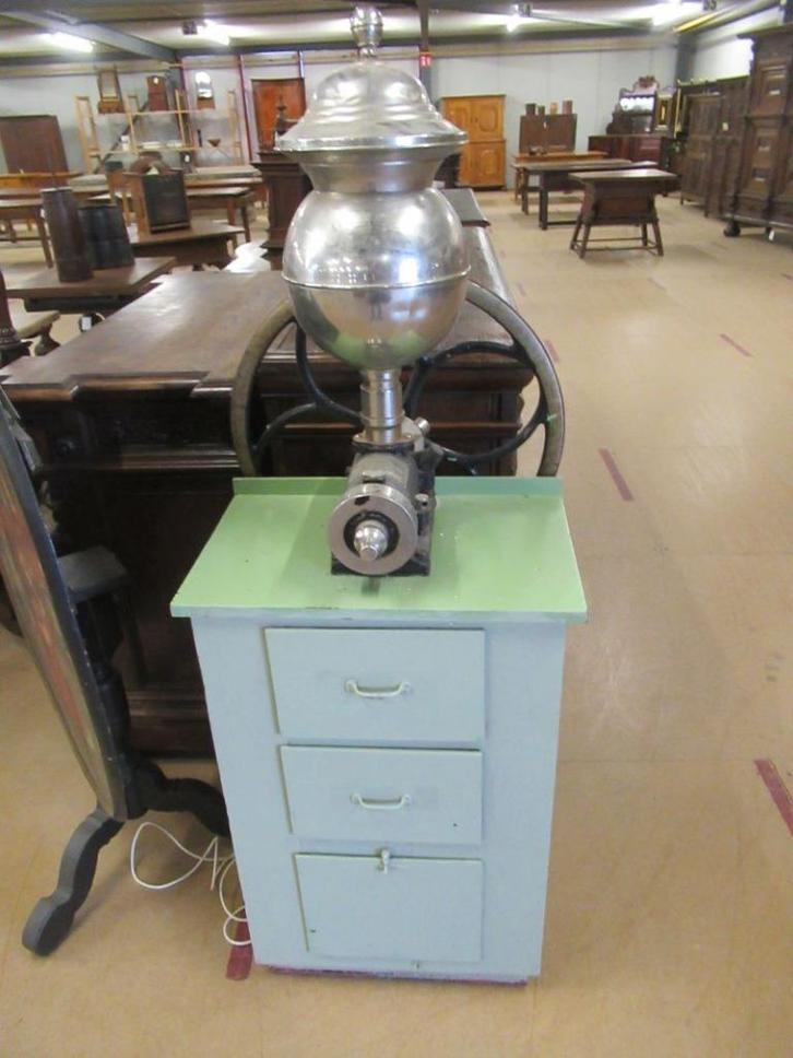 Oer 11656 antieke koffie machine met 1 bol, Antiek en Kunst, Antiek | Overige Antiek, Ophalen