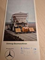 1970 Mercedes Unimog bouwmachines folder izgst mooie foto's, Boeken, Auto's | Folders en Tijdschriften, Ophalen of Verzenden, Zo goed als nieuw