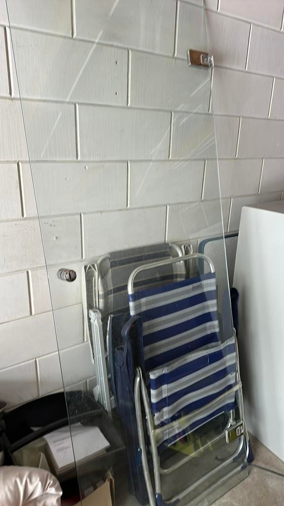 Badkamer-deur scharnierbaar, Ophalen of Verzenden, Zo goed als nieuw, Douche