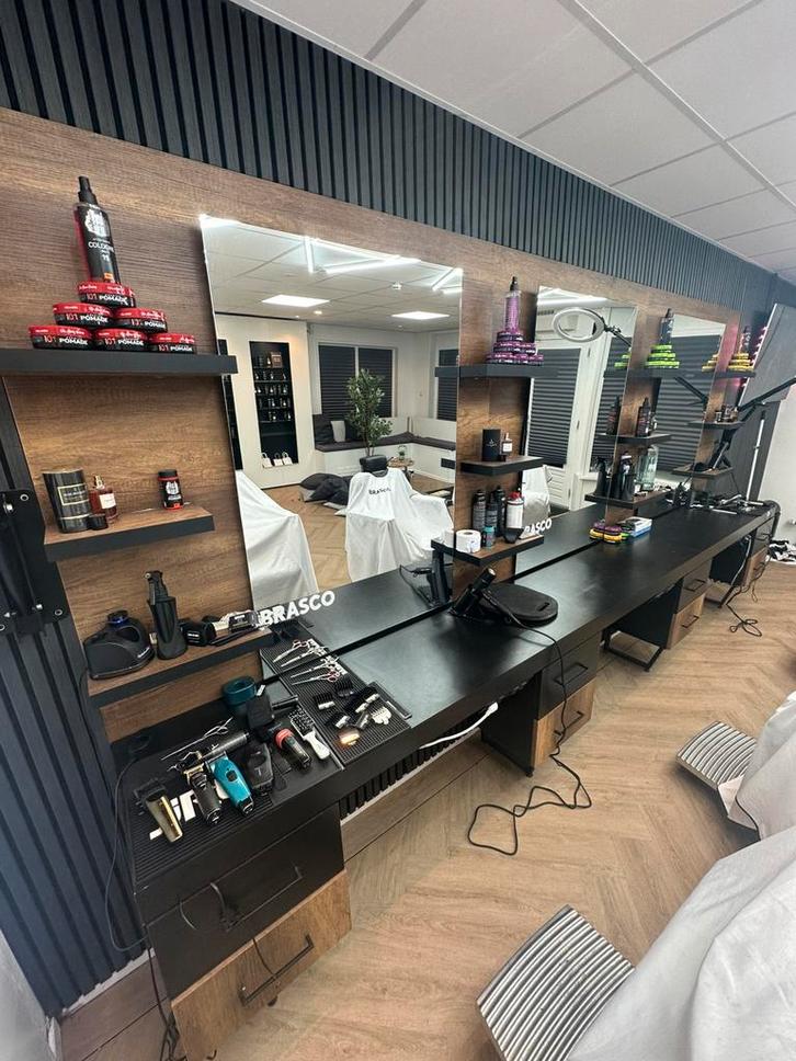 Barber Unit - Salon inrichting, Huis en Inrichting, Woonaccessoires | Overige, Gebruikt, Ophalen