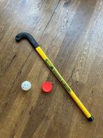 Zaalhockeystick rubber gymzaalstick + puck + bal NIEUW, Nieuw, Stick, Ophalen of Verzenden