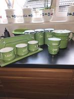 Emaille koffie thee suiker etc, Ophalen of Verzenden