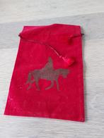 Rood sinterklaas zakje voor decoratie of strooigoed - nieuw, Diversen, Sinterklaas, Ophalen of Verzenden