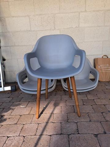 Kuipstoelen 6 stuks grijs beschikbaar voor biedingen