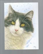 3054 Kunstkaart Francien van Westering poes poezen katten, Ongelopen, Verzenden, Hond of Kat