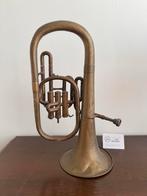 Antiek Koperen Muziekinstrument - Decoratief, Ophalen of Verzenden, Gebruikt, Koperblazer