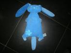 lief lifestyle konijn blauw velours met licht blauwe ster op, Kinderen en Baby's, Speelgoed | Knuffels en Pluche, Ophalen of Verzenden