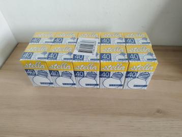 10x Gloeilampen E27 40W Flame Kleur - Nieuw! beschikbaar voor biedingen
